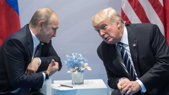 Путин и Трамп обменялись поздравлениями ко Дню Победы