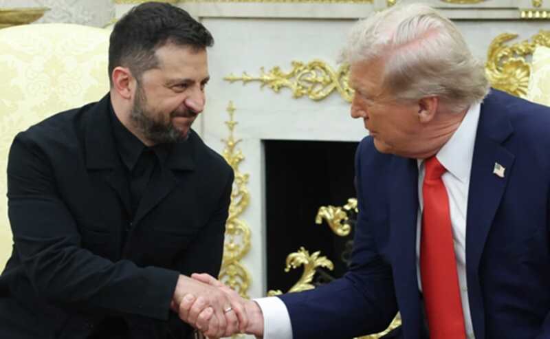 Встреча Зеленского и Трампа в Овальном кабинете завершилась