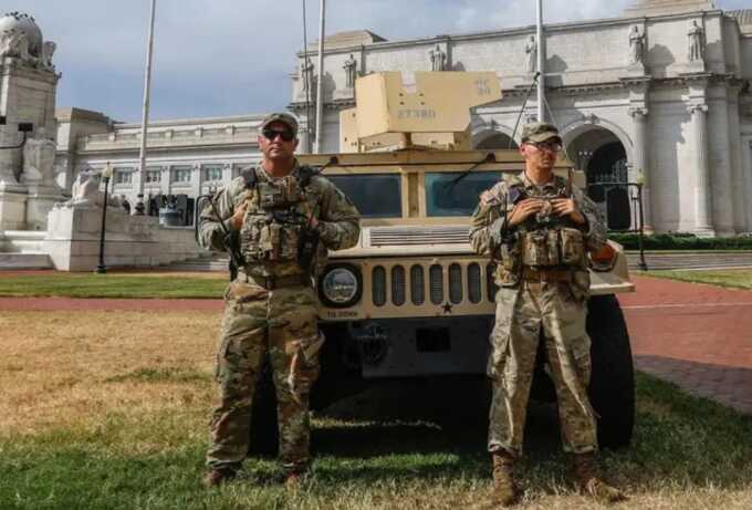 Нацгвардия США в Вашингтоне получила огнестрельное оружие